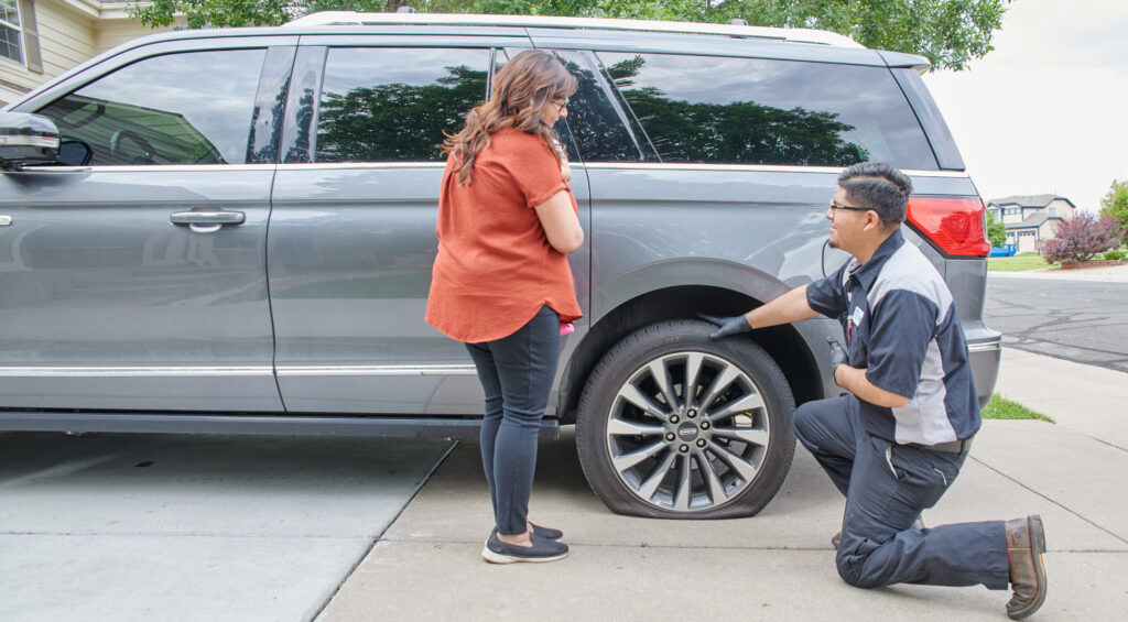 Mobile tire shop