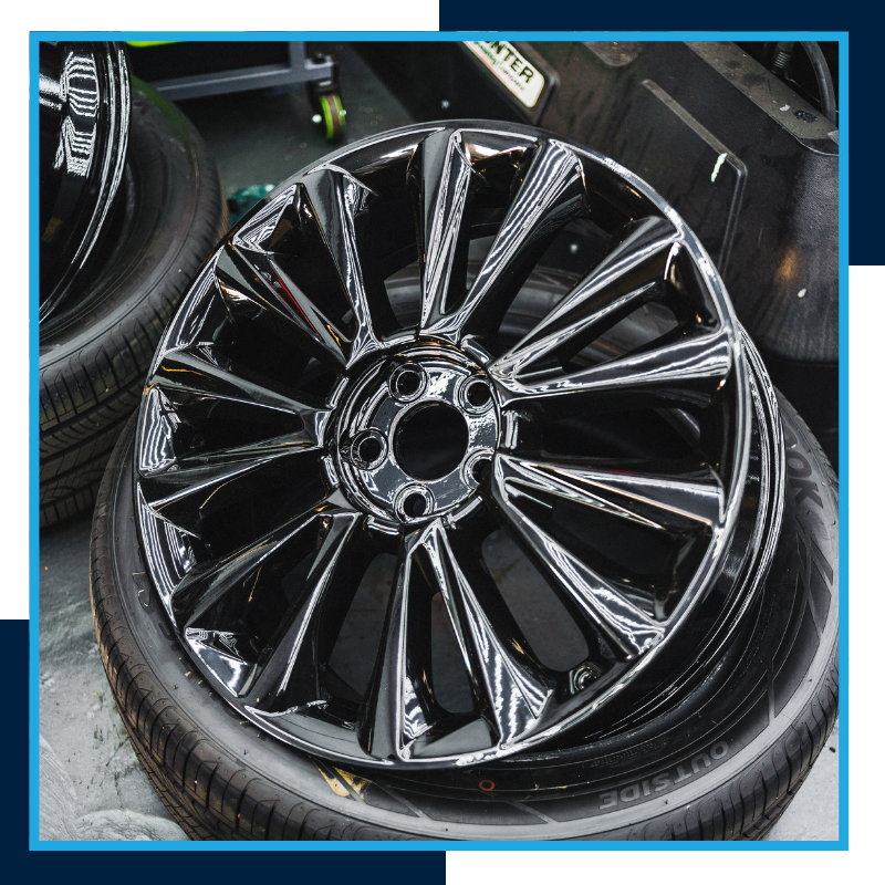 wheel place on tire