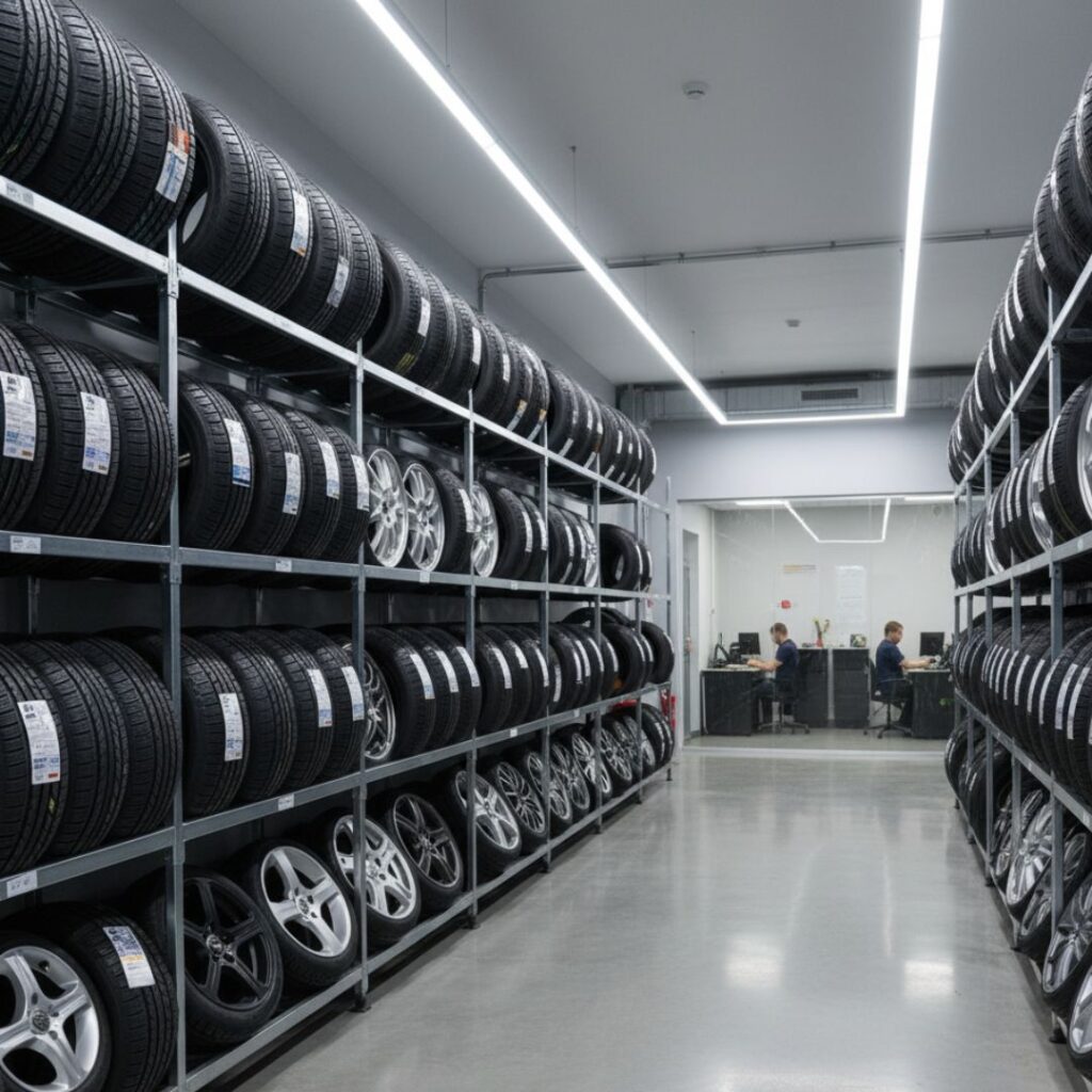 wheel and tire storage